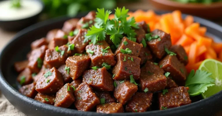 Delicious homemade bulgogi recipe with ground beef, served with steamed rice and fresh vegetables