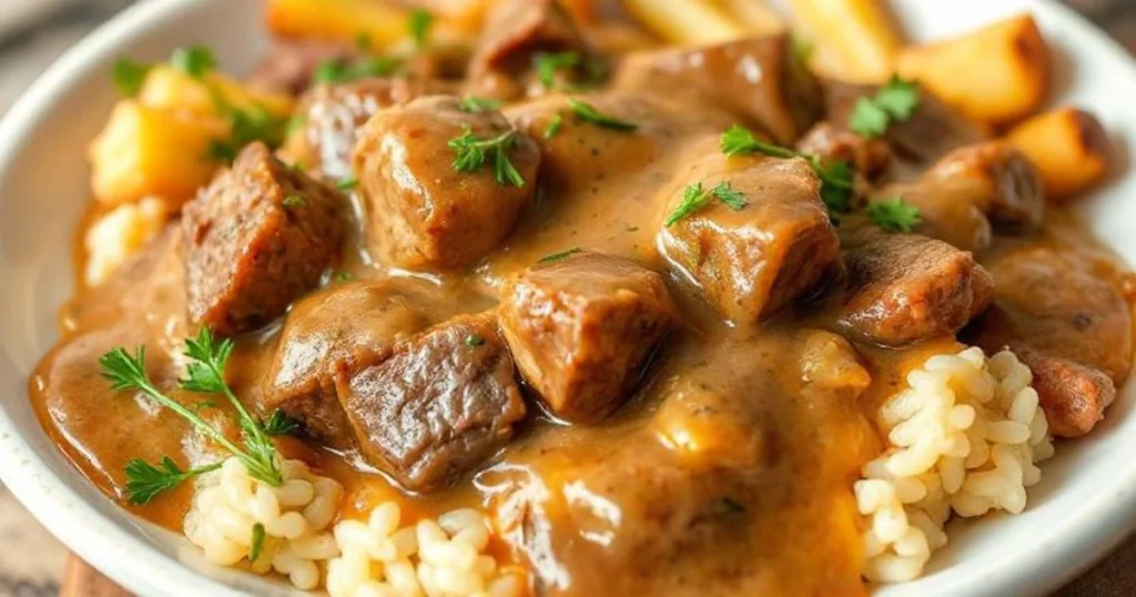 3-crock pot cube steak and gravy
