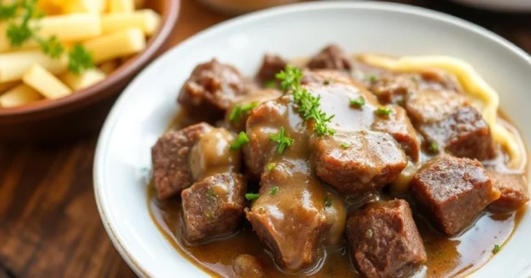 crock pot cube steak and gravy