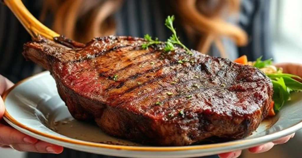 tomahawk steak temperature