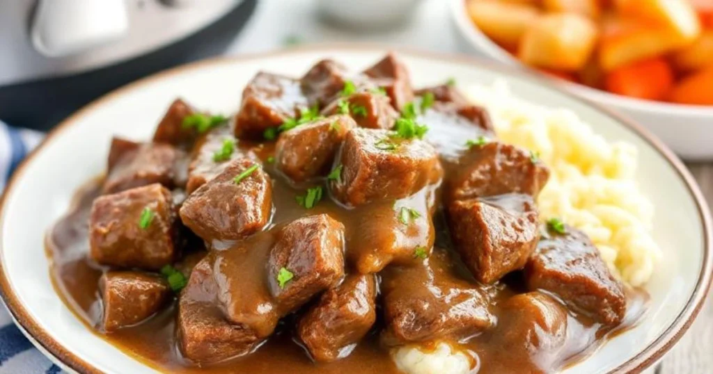 1-crock pot cube steak and gravy
