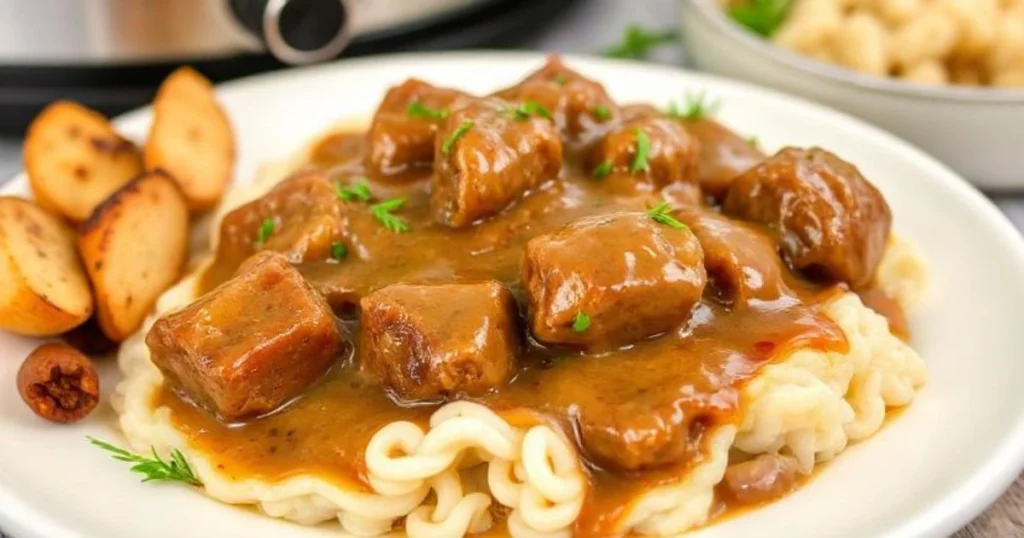 2-crock pot cube steak and gravy
