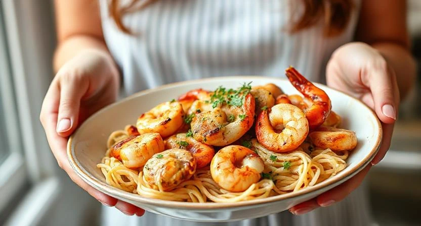 2-chicken and shrimp stir fry
